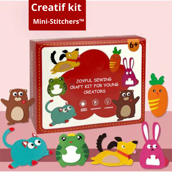 Mini-Stitchers™ | Fun Sewing animals Kit for Kids