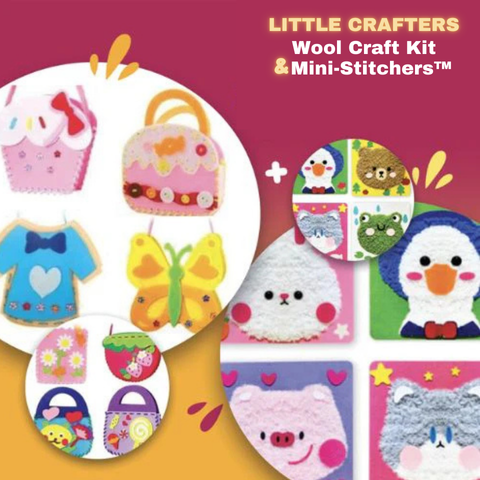 Kids’ Wool Craft Kit– Unleash Creativity with Every Stitch!