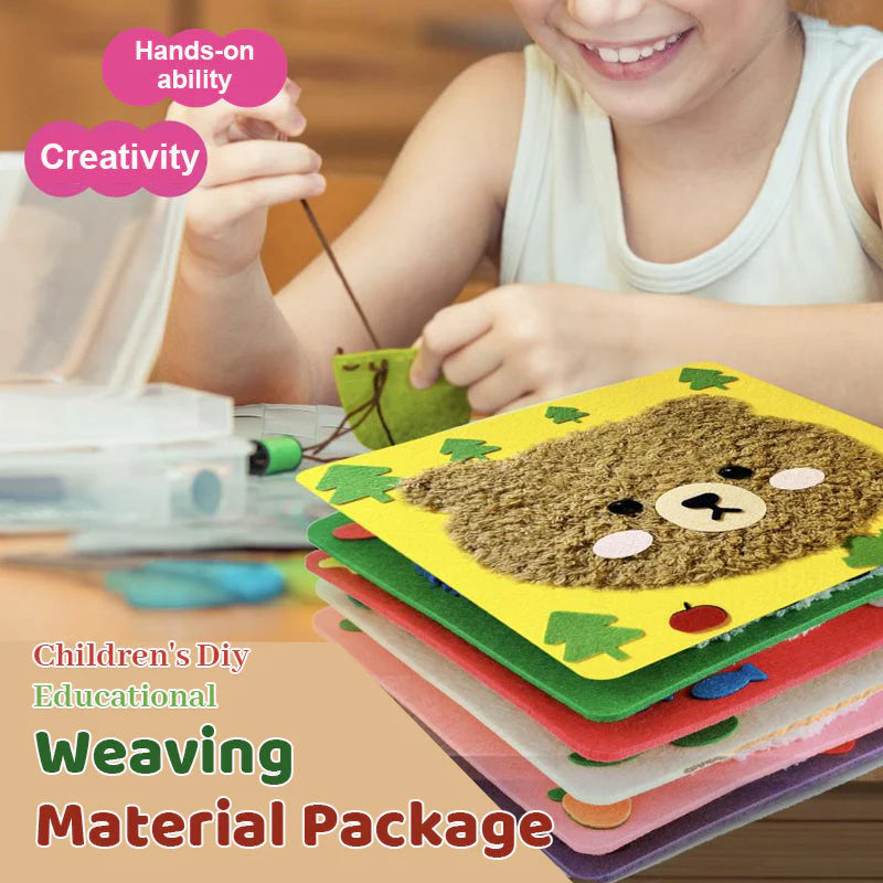 Kids’ Wool Craft Kit– Unleash Creativity with Every Stitch!