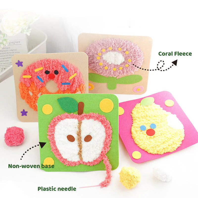 Kids’ Wool Craft Kit– Unleash Creativity with Every Stitch!