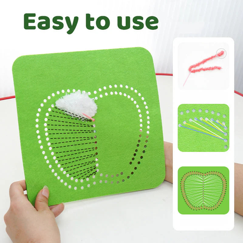 Kids’ Wool Craft Kit– Unleash Creativity with Every Stitch!